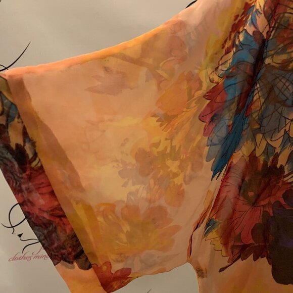 ND. Size Medium. Embellished Beaded Blouson Chiffon Top. Sleeves B64 - Picture 5 of 5